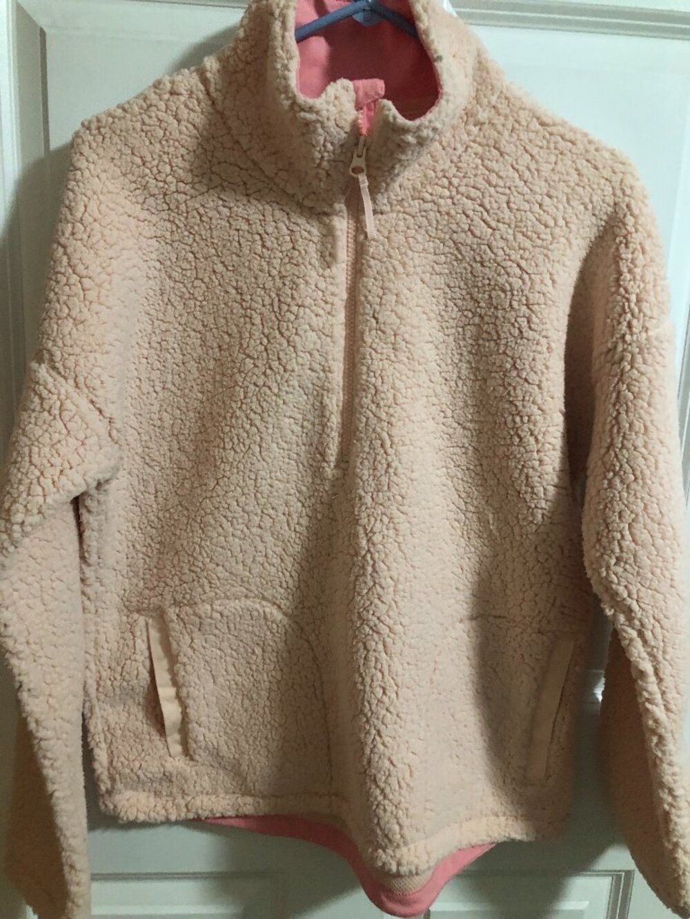 DSG Brand Sherpa Fleece Fuzzy Jacket - 1/2 Zip Front - Women Medium - NWT